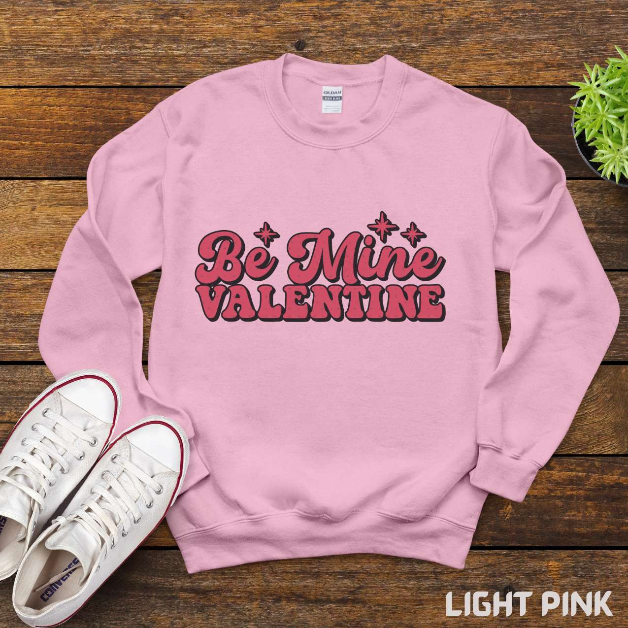 Be Mine Valentine Day, Pink Heart Shirt, Comfort Colors Casual Wear, Romantic Gift