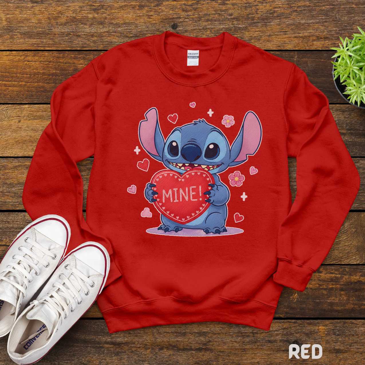 Valentine Stitch Day Shirt, Sweater, Long Sleeve Tee, Comfort Colors