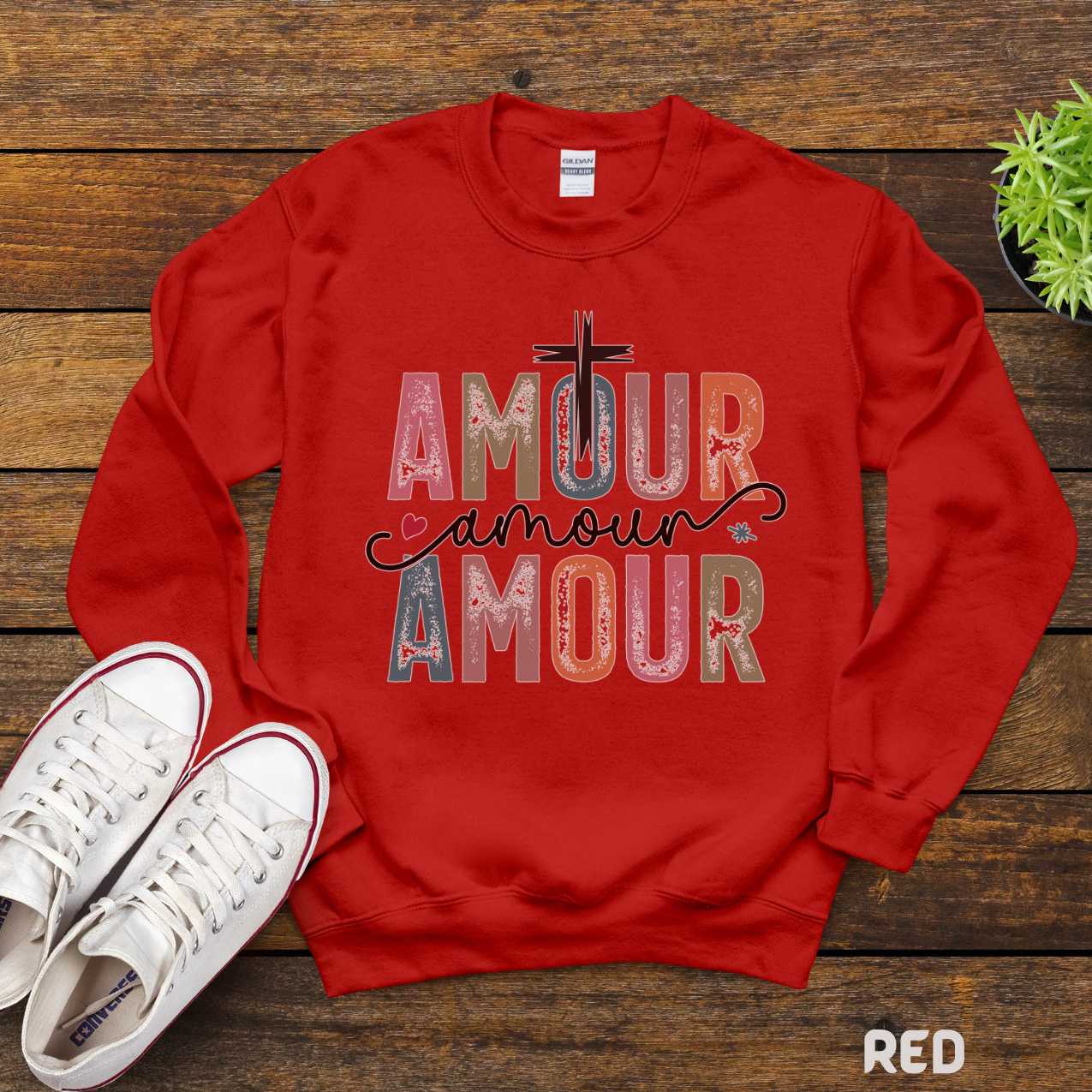 Valentine Day Amour Shirt, Vintage Romantic T-Shirt, Retro Unisex Tee
