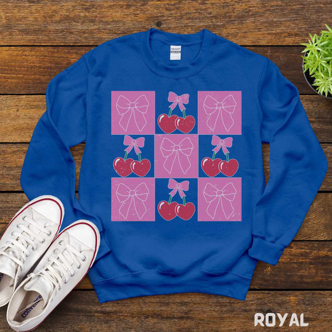 Cherry Coquette Valentine Day Shirt, Sweatshirt Romantic T-Shirt, Love Retro Unisex Tee