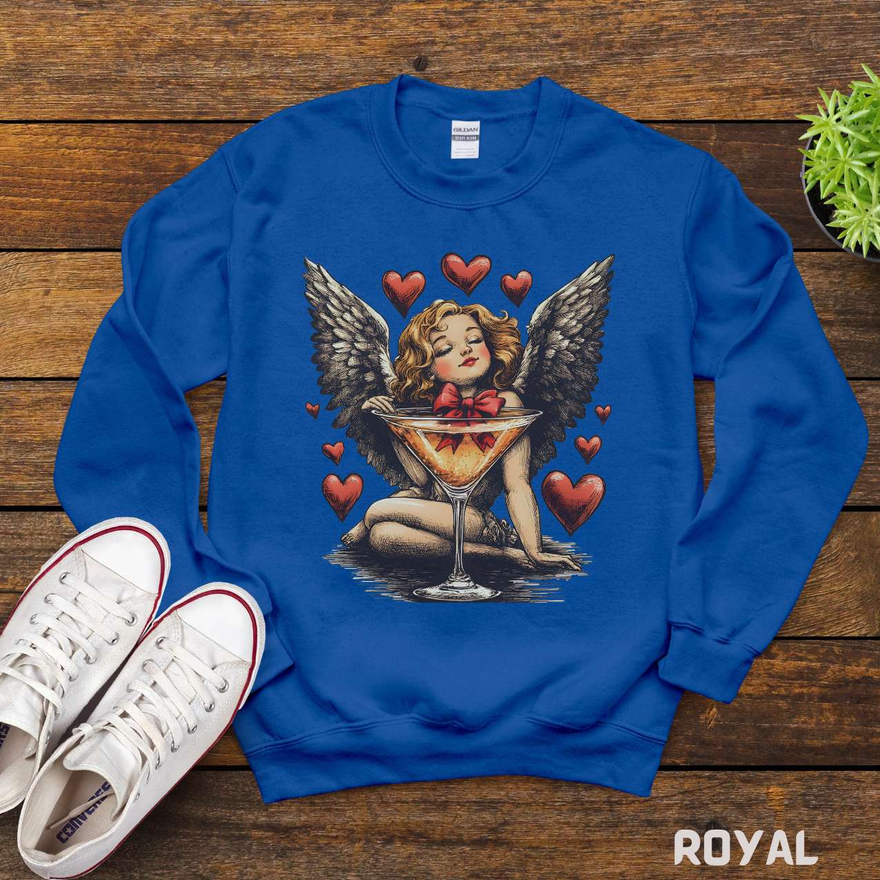 Cupid Angel Valentine Tee, Vintage Shirt, Romantic T-Shirt, Love Hearts Unisex Tee