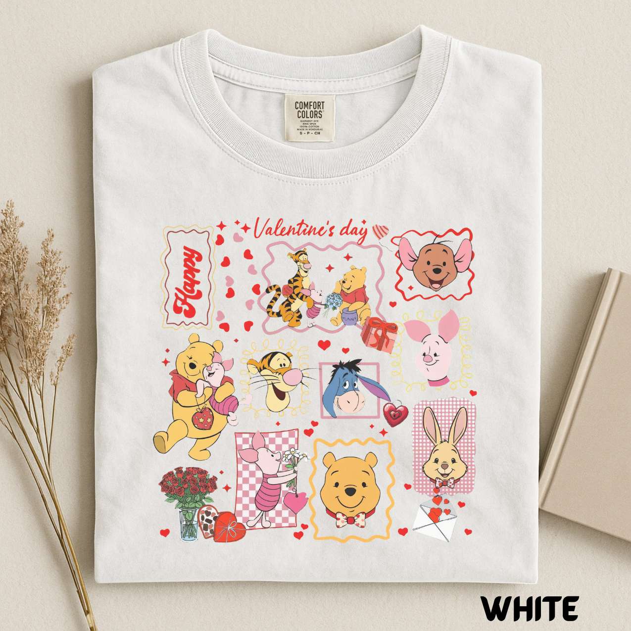 Winnie The Pooh Valentine's Day Sweatshirt, Pooh Couple Shirt, Cute Disney Trip Sweater, Happy Valentine's Day Gift, Love T-Shirt
