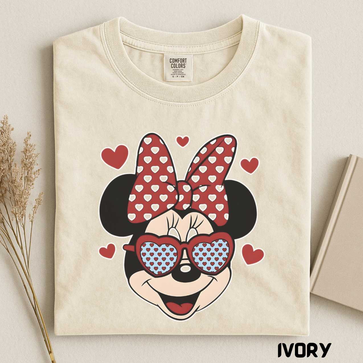 Minnie Valentine Day Shirt, Vintage Romantic T-Shirt, Sweatshirt, Long Sleeve Unisex Tee