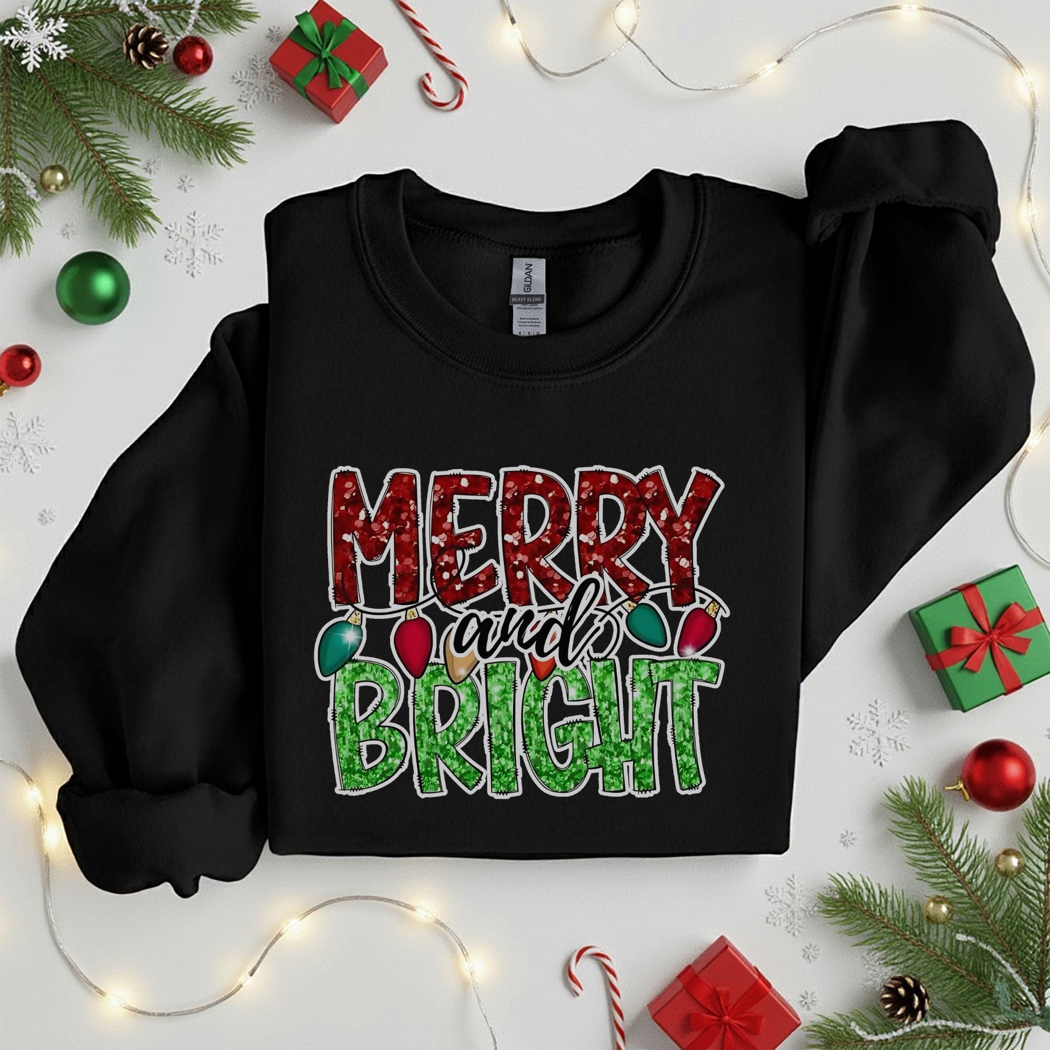 Retro Santa Christmas Sweater• Rock and Roll Santa Tshirt • Vintage Holiday
