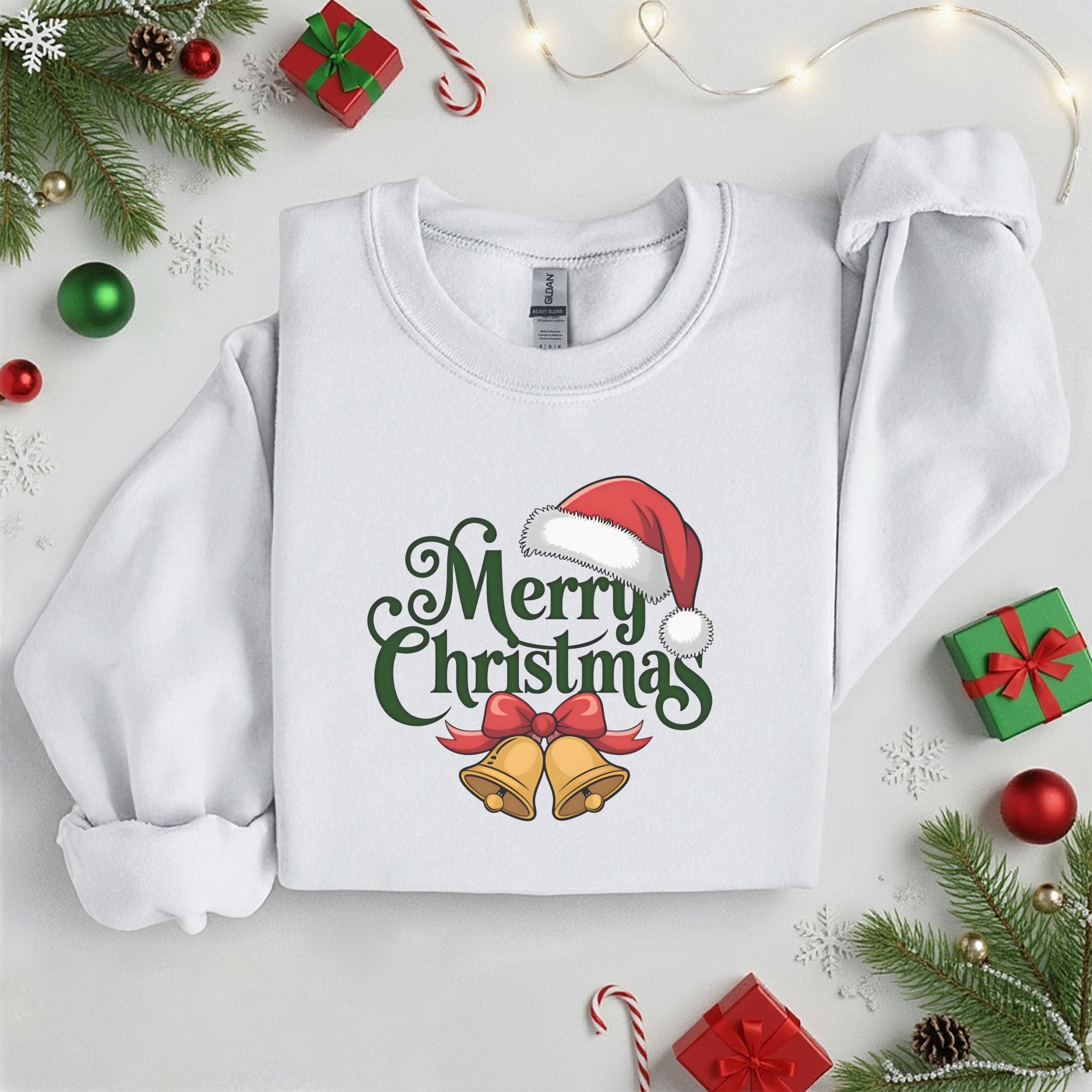 Merry Christmas Sweatshirt • Cozy Holiday Tee • Winter Shirt • Xmas Gift • Unisex T-Shirt