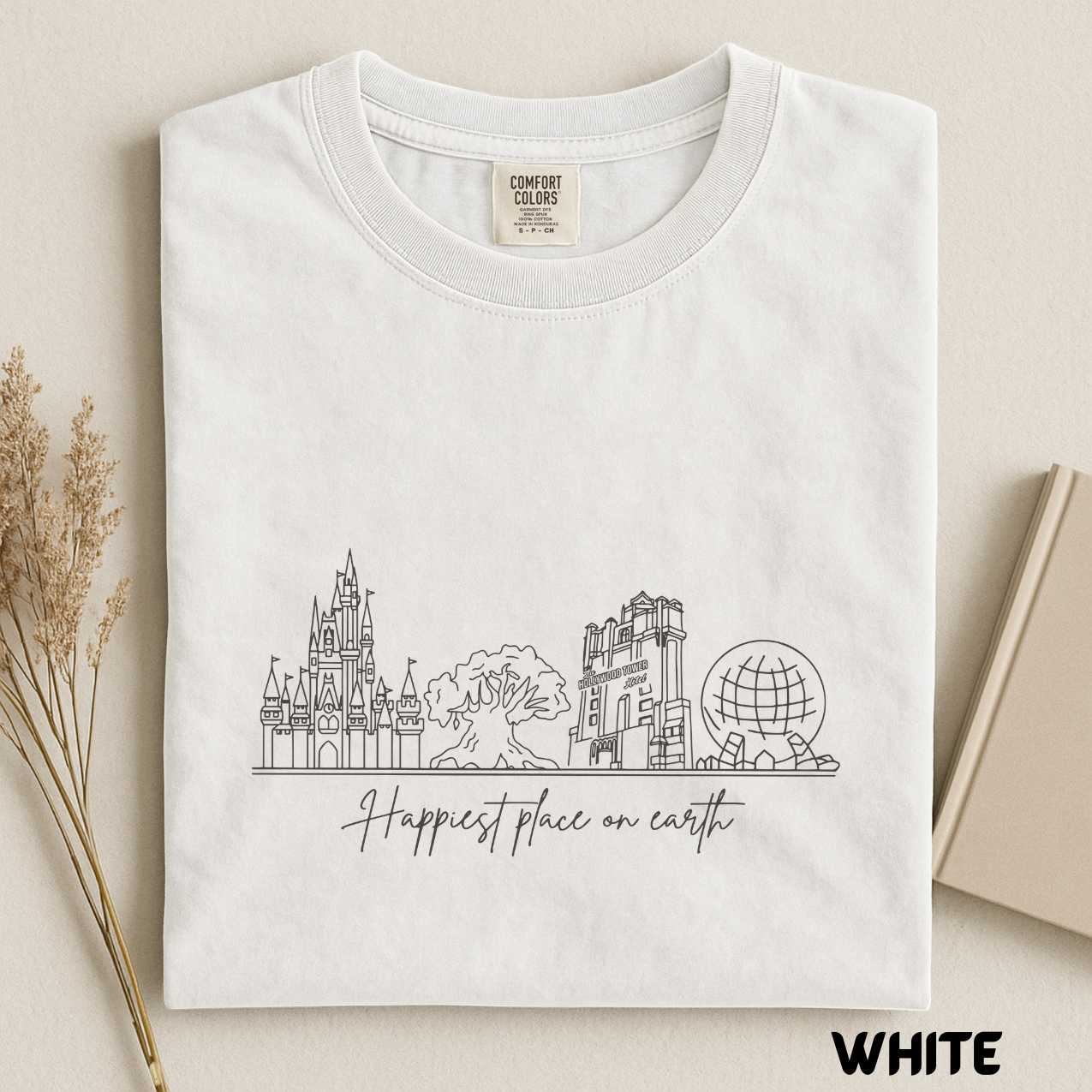 Happiest Place On Earth T-Shirt, Disney Sweatshirt, Magic Kingdom, Disneyland Shirt, Disney Trip Shirt, Magical World