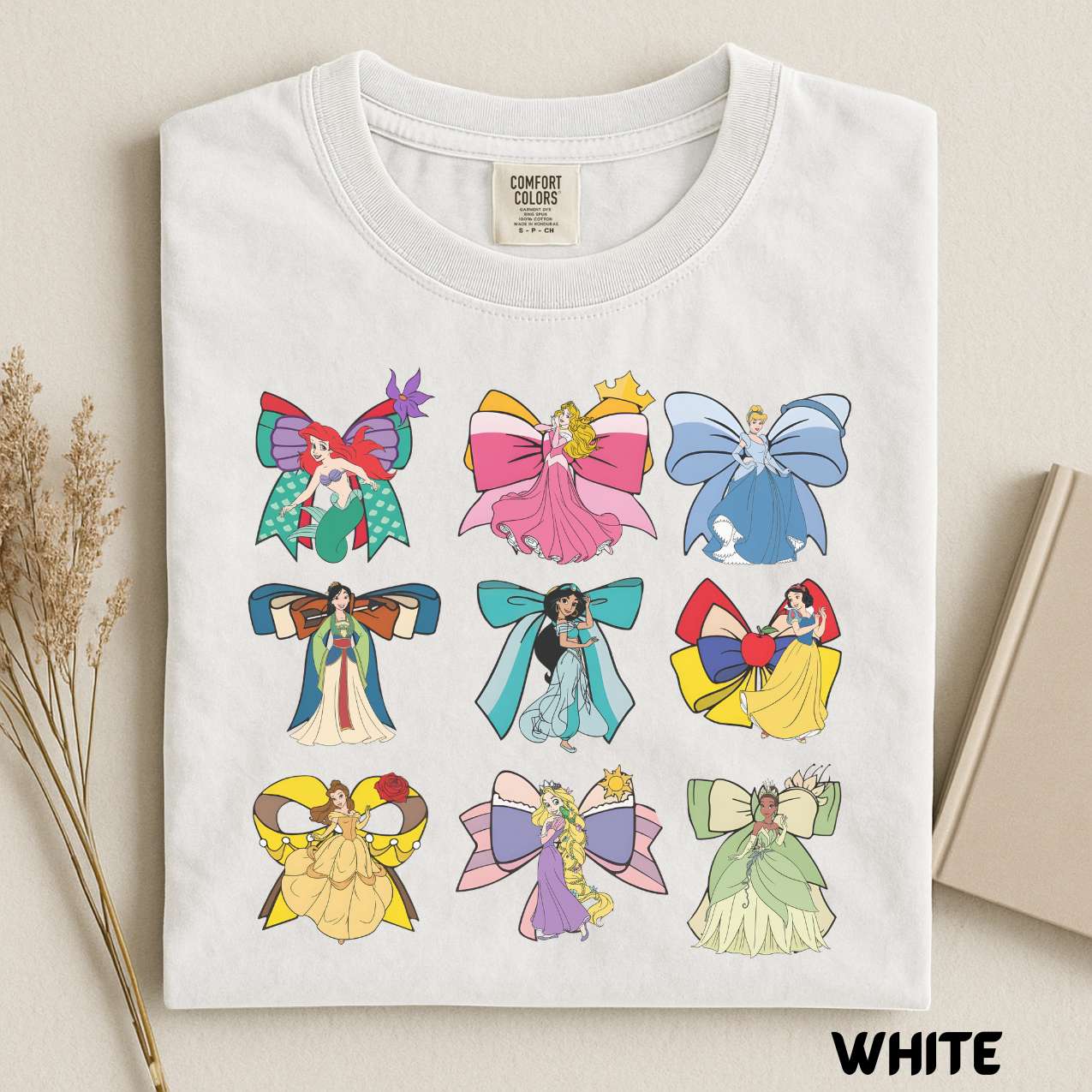 Disney Fairytale Princess Shirt, Cute Ribbons and Bows Sweatshirt, Magical Royal Girls, Fantasy Gift Tee