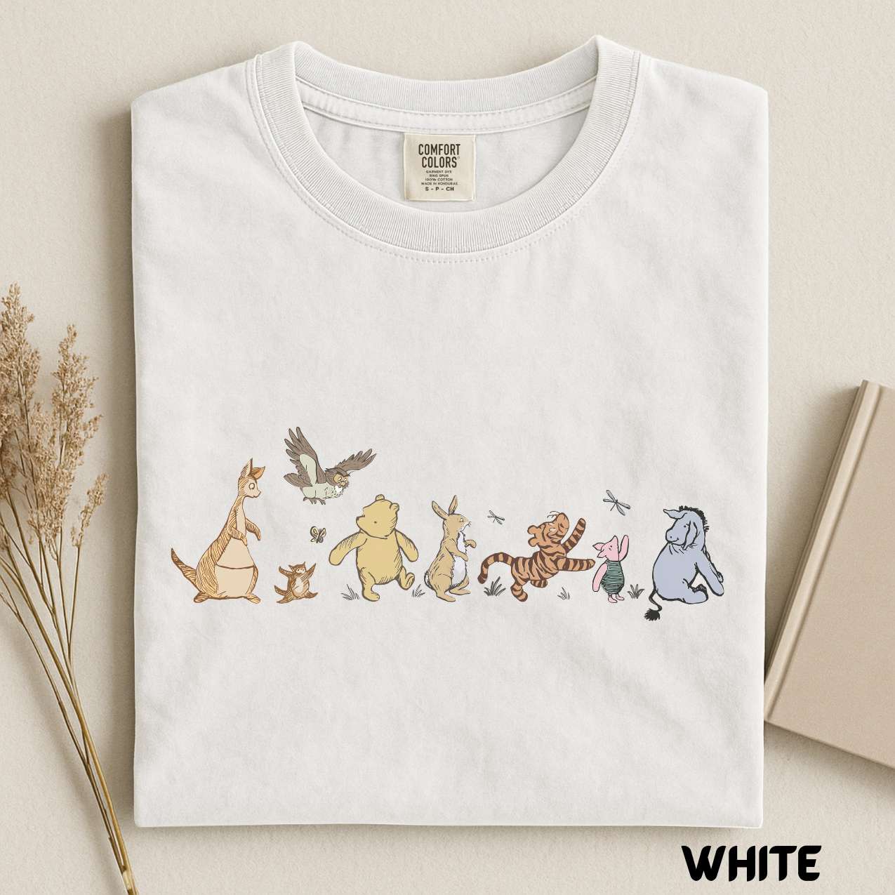 Winnie The Pooh Friends Shirt, Pooh Bear Sweatshirt, Disney Tee, Disneyland Vintage Cartoon