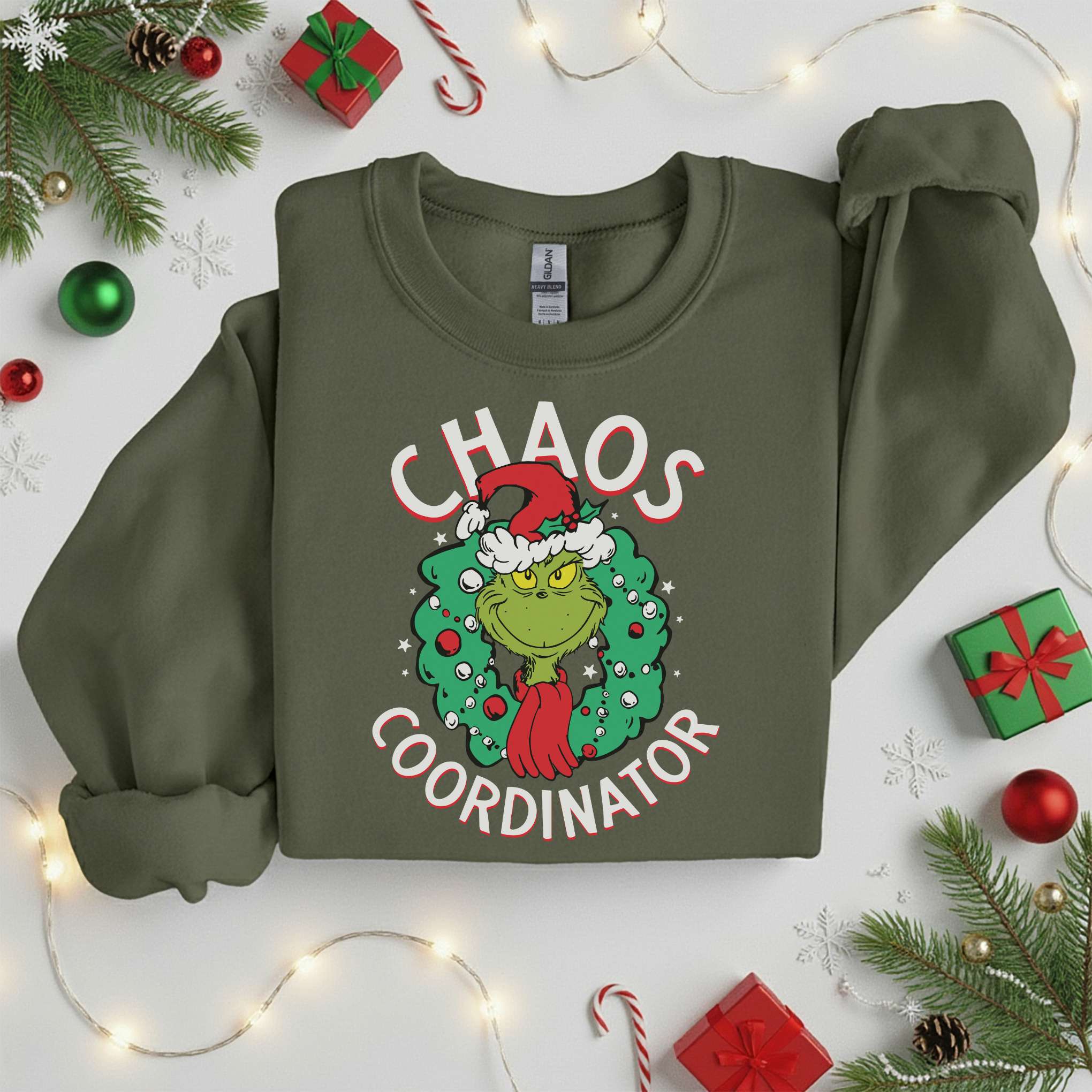 Grinch Chaos Coordinator Sweater • Christmas Holiday Tee • Unisex T-Shirt