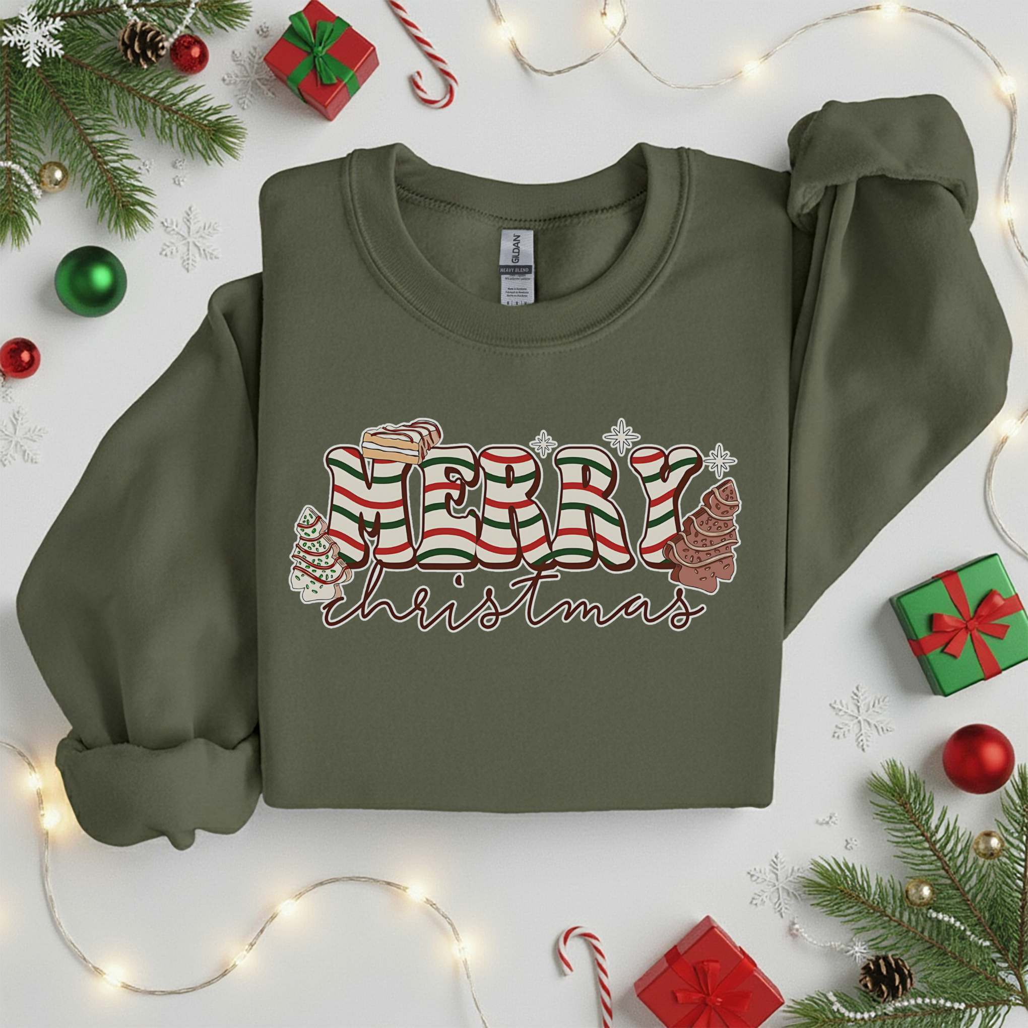 Merry Christmas Sweatshirt • Cozy Holiday Tee •  Xmas Gift • Unisex T-Shirt