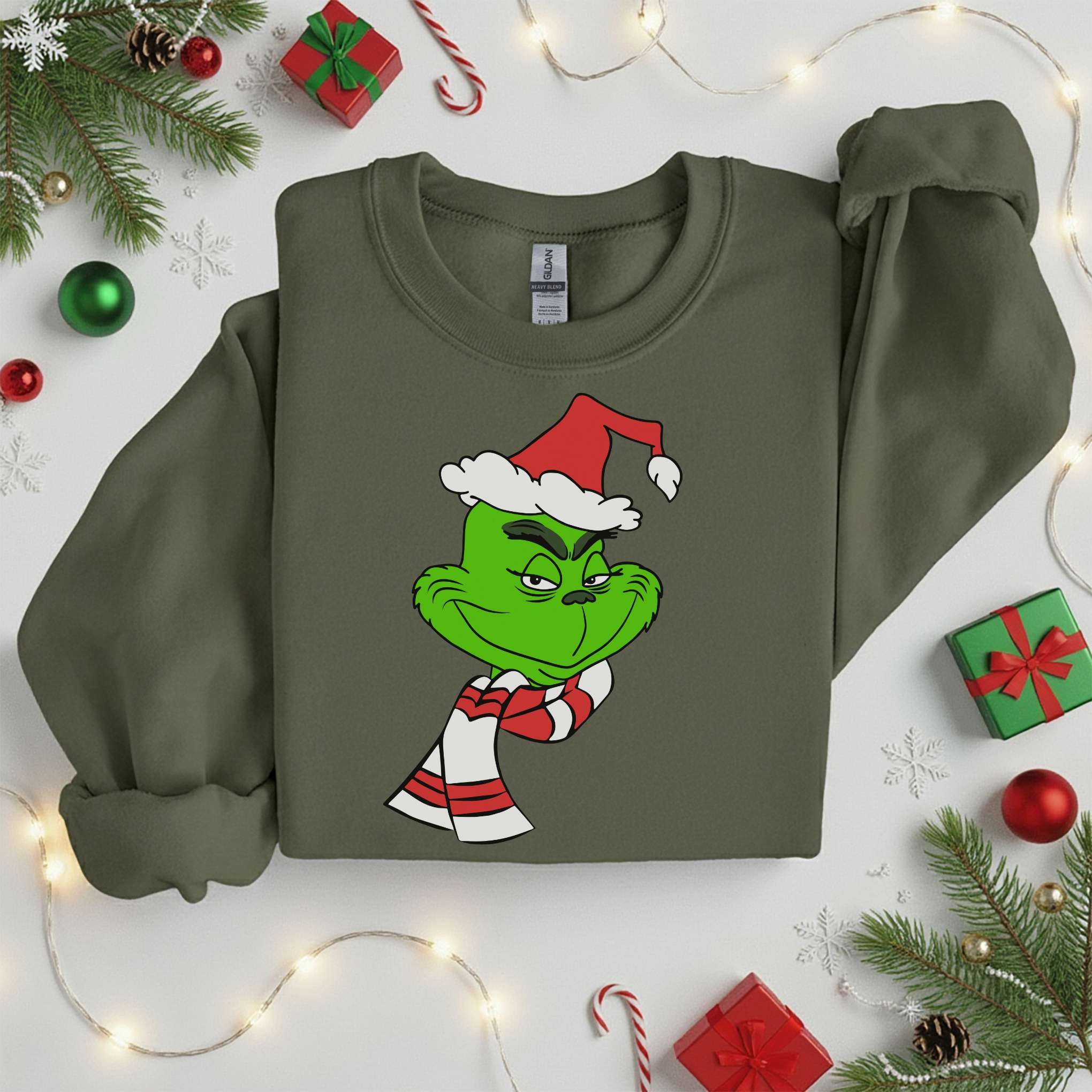 Grinch Christmas Sweater • Christmas Holiday Tee • Unisex T-Shirt