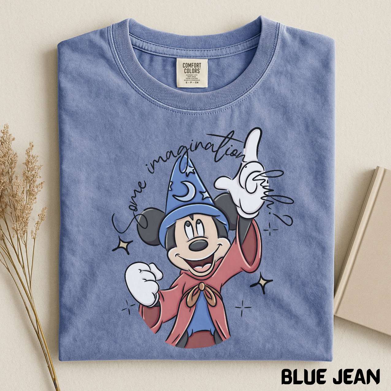 Some Imagination Huh Mickey Disney Fantasia Shirt, Fantasia Sorcerer Mickey Wizard Disney Girl Trip, Walt Disney World Disneyland Fantasmic