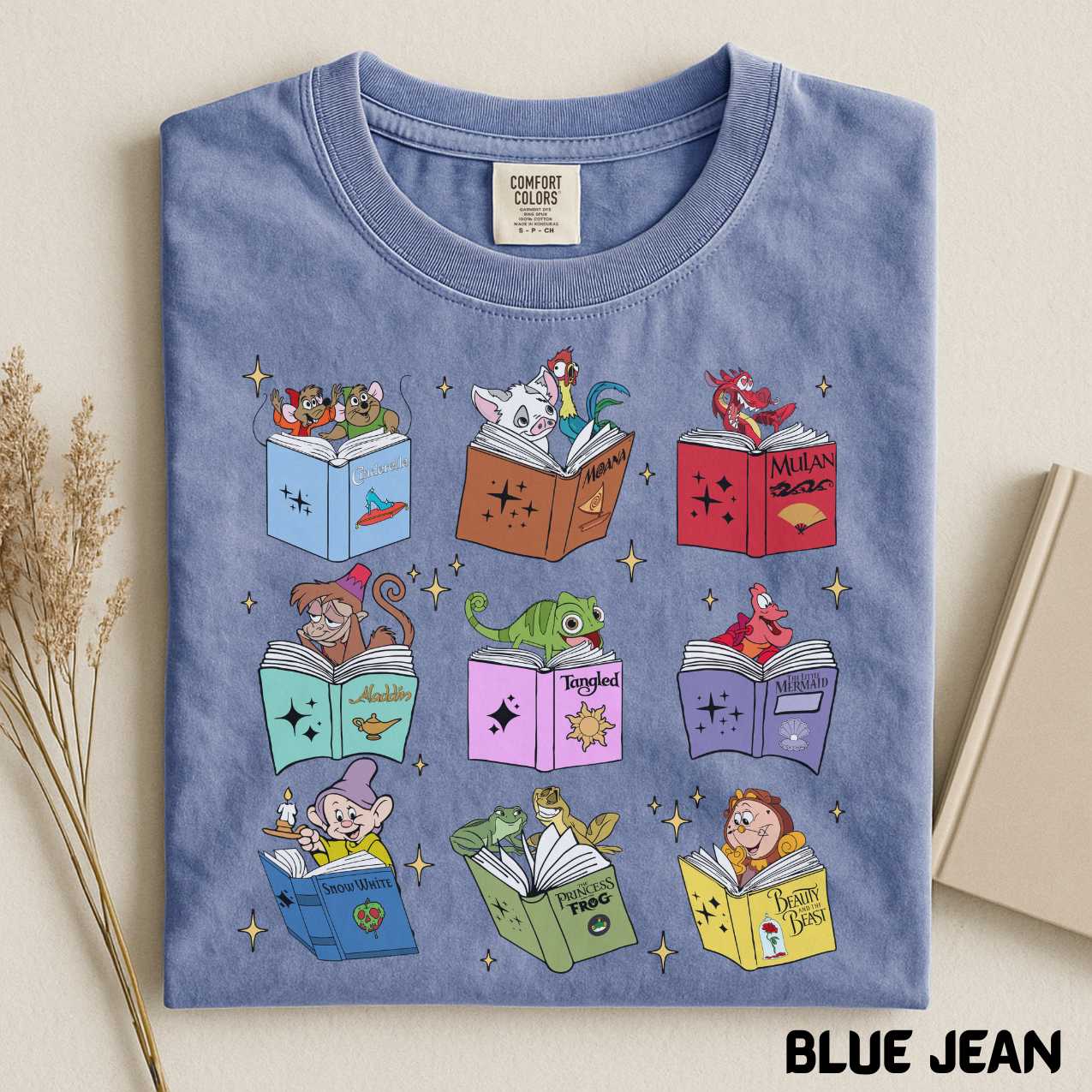 Disney Princess Sidekicks Book Club Shirt, Book Lover Gift, Disney Reading Tour Sweatshirt, Librarian Sweater