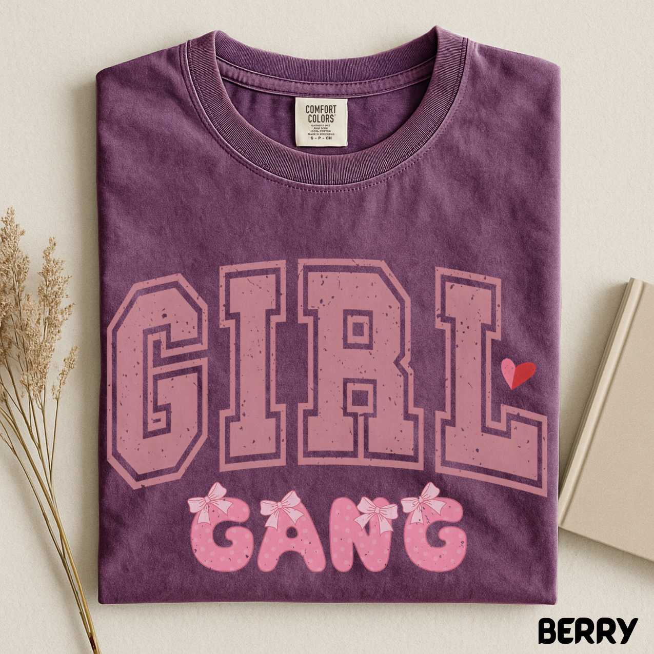 Valentine Day Girl Gang Shirt, Vintage Romantic T-Shirt, Retro Unisex Tee