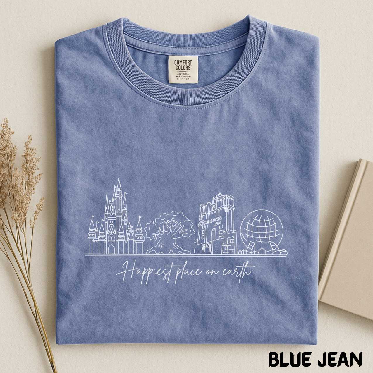 Happiest Place On Earth T-Shirt, Disney Sweatshirt, Magic Kingdom, Disneyland Shirt, Disney Trip Shirt, Magical World