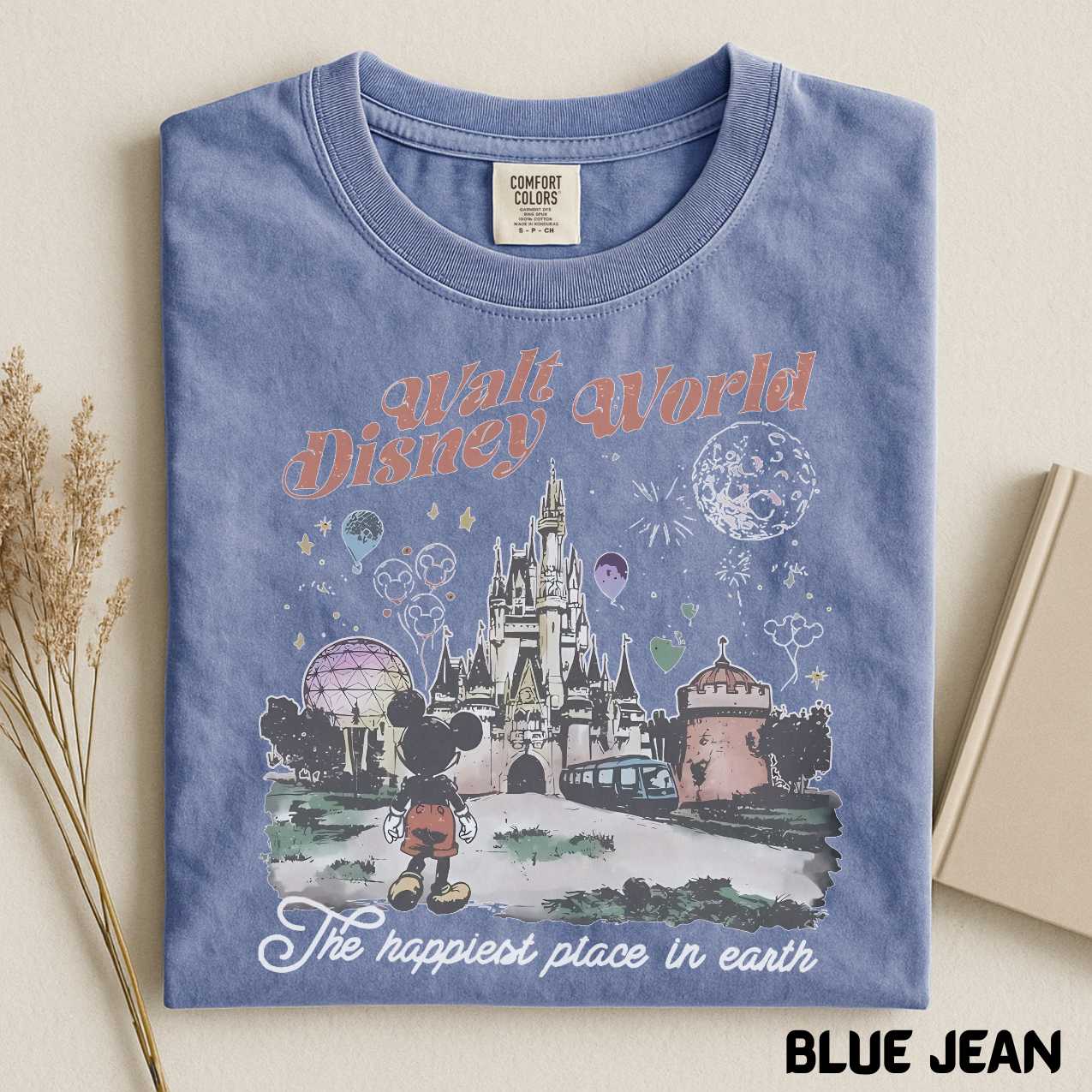 Walt Disney World Shirt, Retro Disney Tee, Mickey And Friends Top, Magic Kingdom Tee, Disney Vacation Top, Mickey Balloon