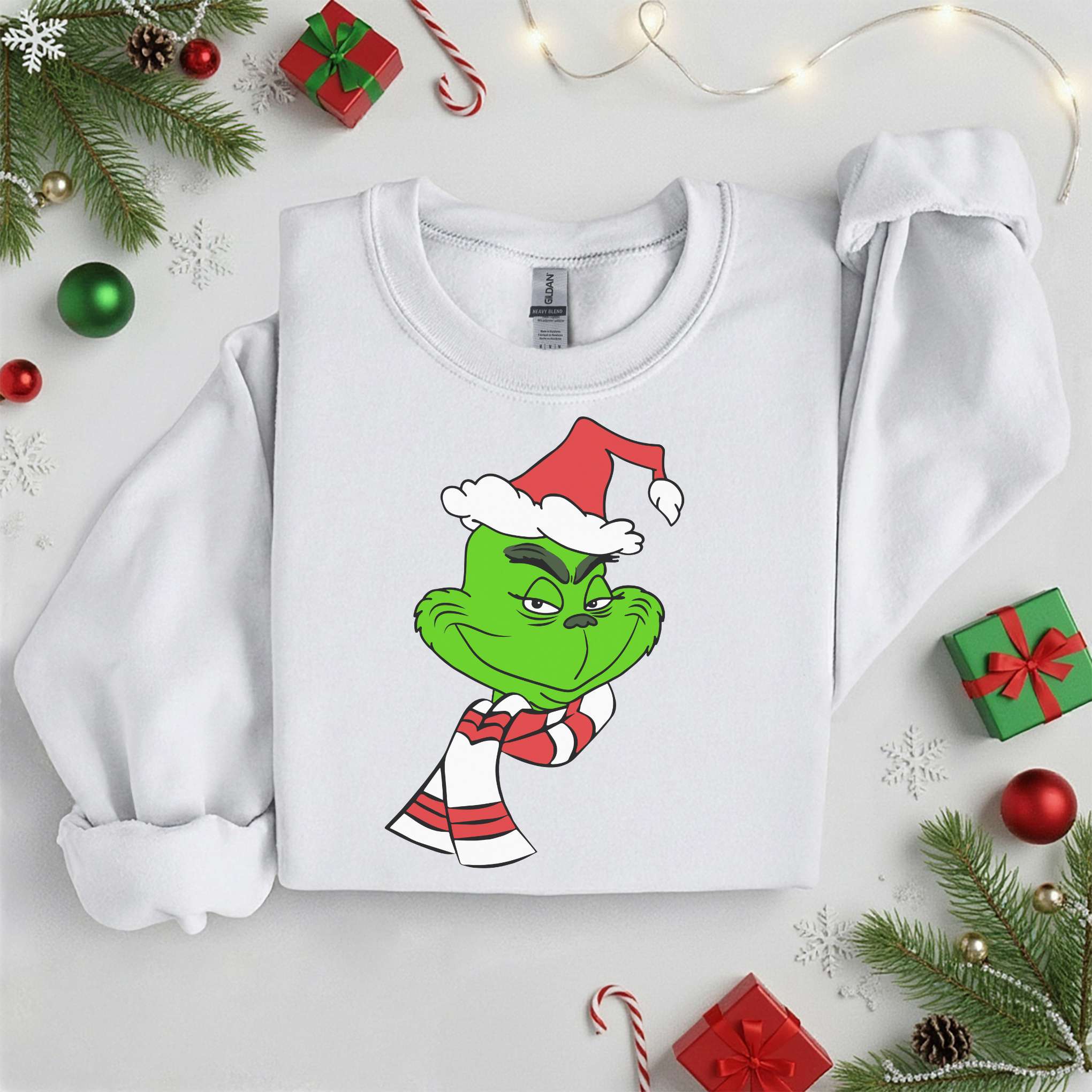 Grinch Christmas Sweater • Christmas Holiday Tee • Unisex T-Shirt