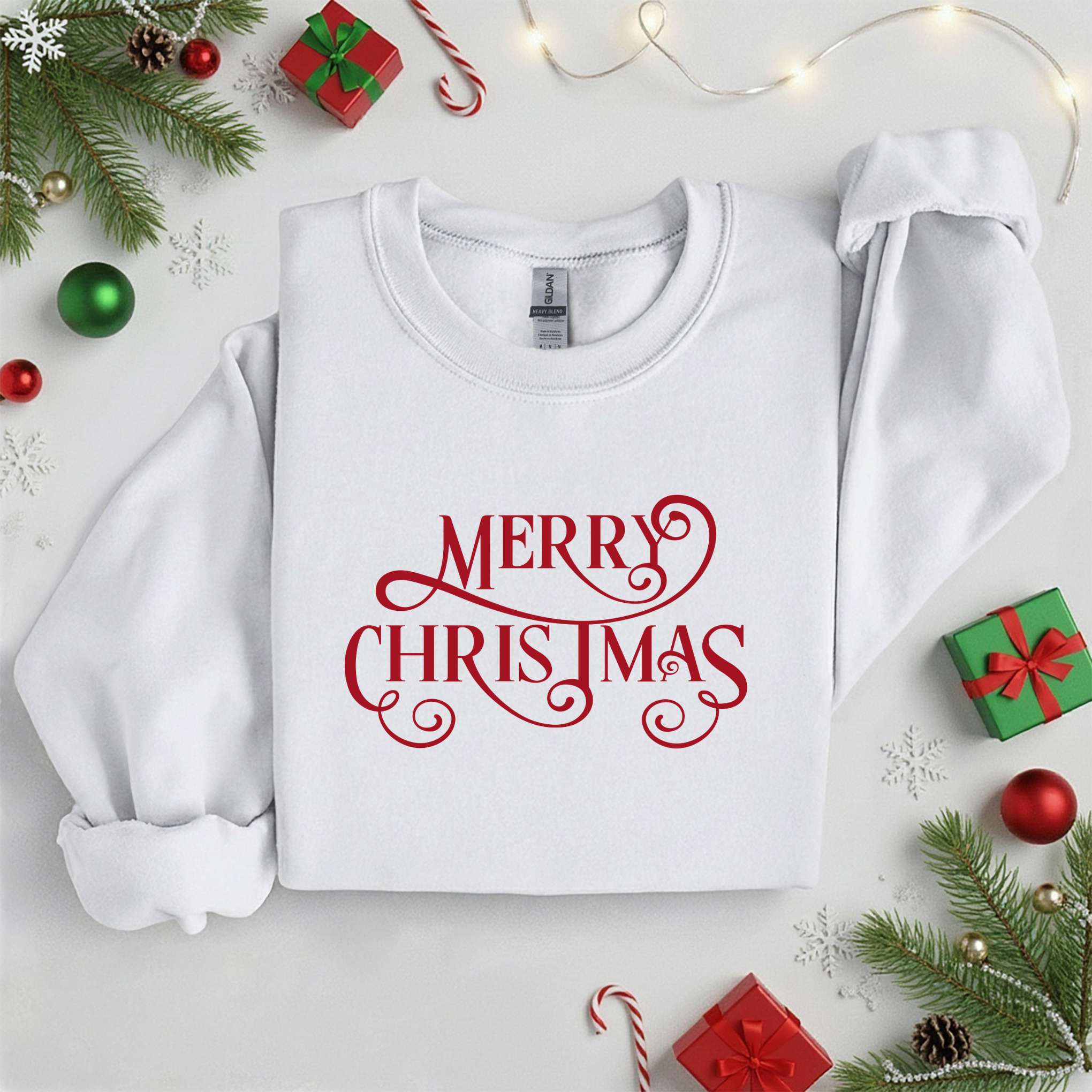 Merry Christmas Sweatshirt • Cozy Holiday Tee •  Xmas Gift • Unisex T-Shirt