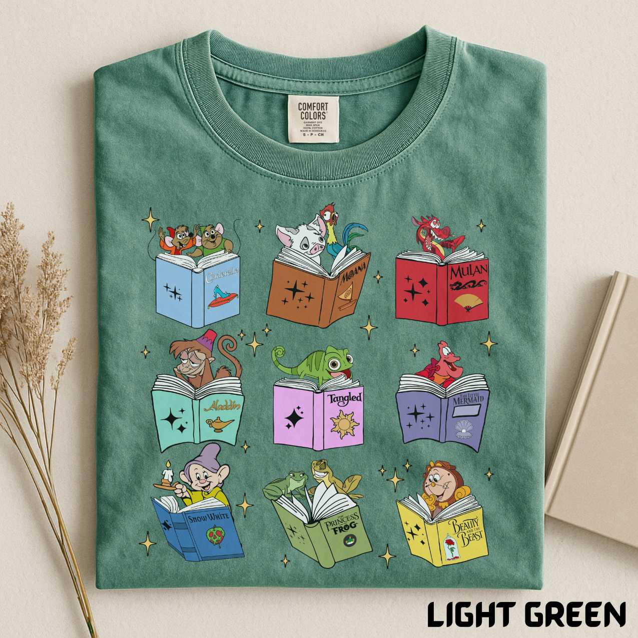 Disney Princess Sidekicks Book Club Shirt, Book Lover Gift, Disney Reading Tour Sweatshirt, Librarian Sweater