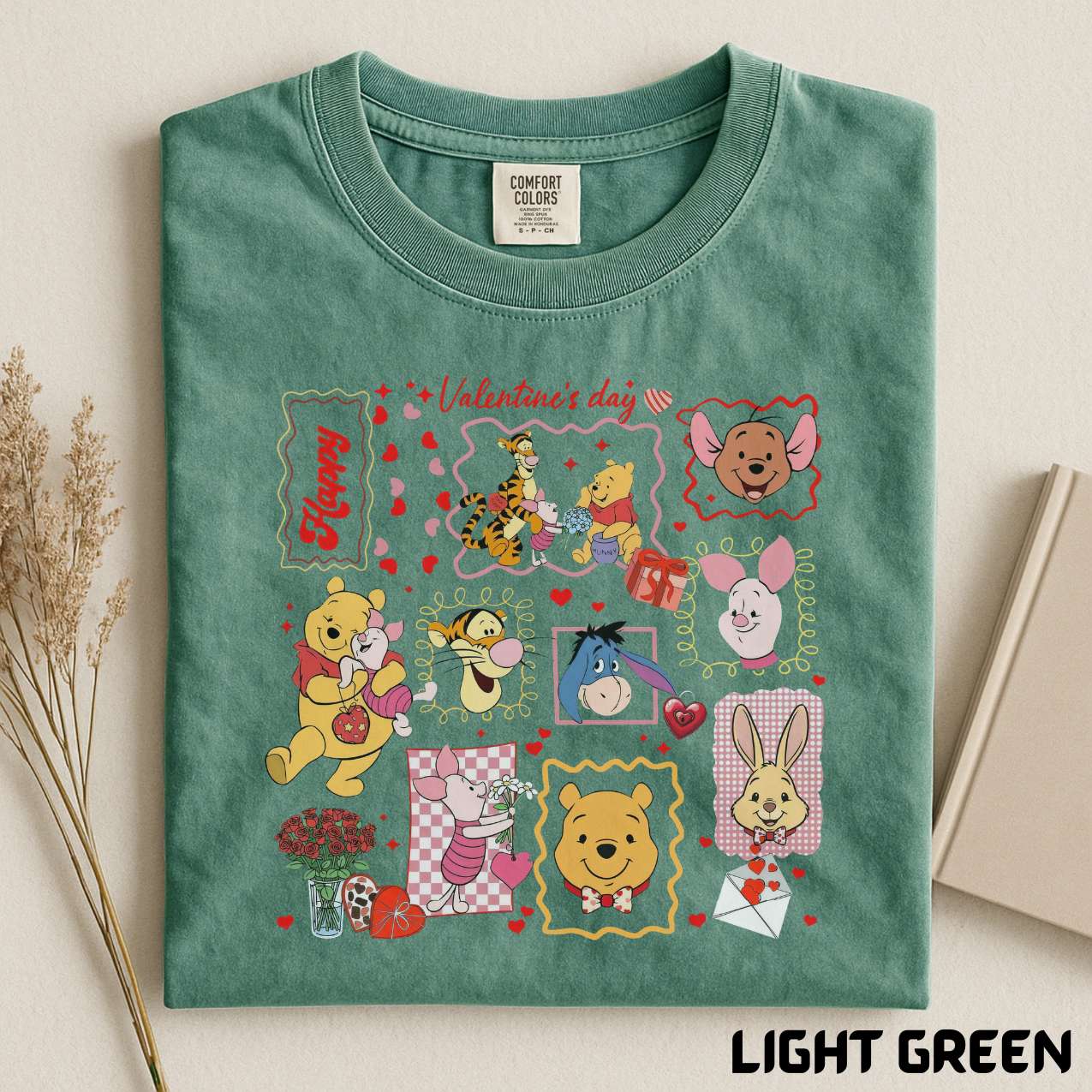 Winnie The Pooh Valentine's Day Sweatshirt, Pooh Couple Shirt, Cute Disney Trip Sweater, Happy Valentine's Day Gift, Love T-Shirt