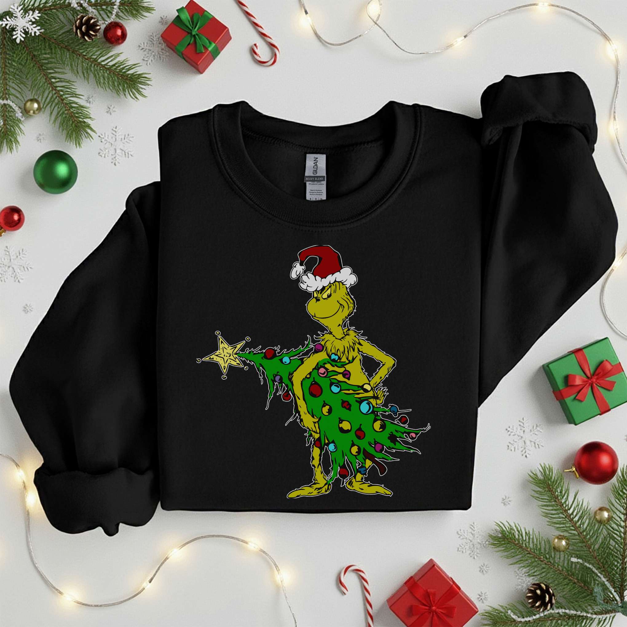 Grinch Christmas Tree Sweater • Holiday Tee • Unisex T-Shirt