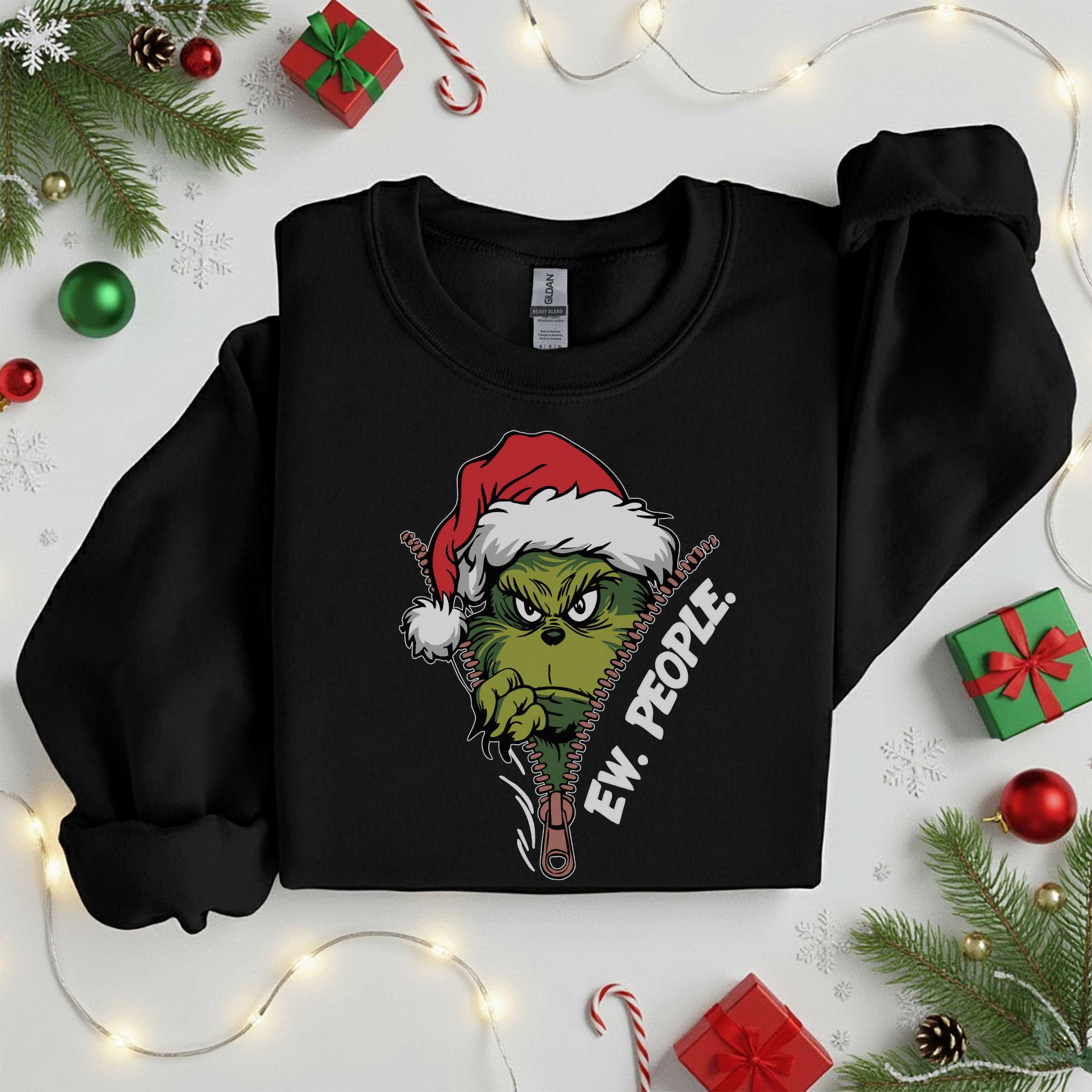 Ew People Grinch Sweater • Christmas Holiday Tee • Unisex T-Shirt