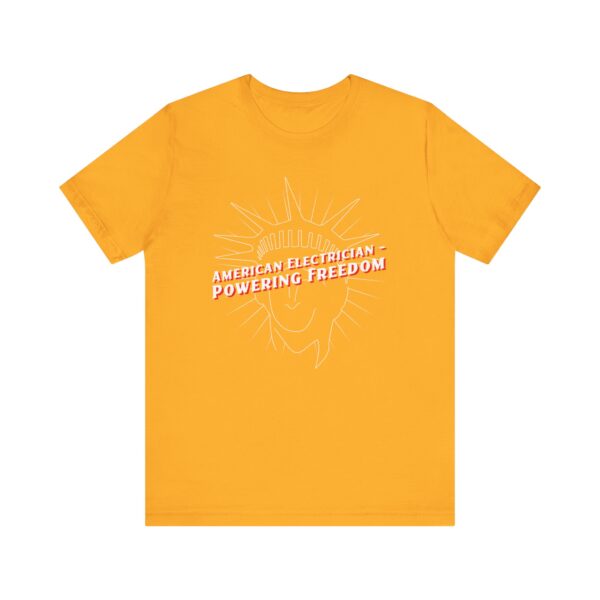American Electrician - Powering Freedom T-shirt - Bella Canvas - Image 7