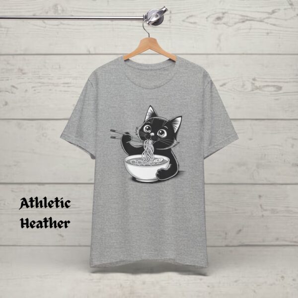 Noodle Cat Shirt, Ramen Cat Shirt, Cat Mom Shirt, Cat Tee, Cat Lover Shirt, Animal Lover Tee, Cat Lovers Tee, Gift for Mom - Image 4