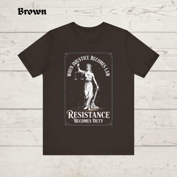 When Injustice Becomes Law Resistance Becomes Duty Shirt, Feminist Resistance Shirt, Social Justice Tshirt, Feminist Shirt, Feminist Gift - Image 5