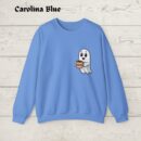 Cute Spooky Coffee Sweatshirt, Womens Ghost Sweatshirt, Spooky Season, Fall Coffee Lover Shirt, Halloween Party Shirt