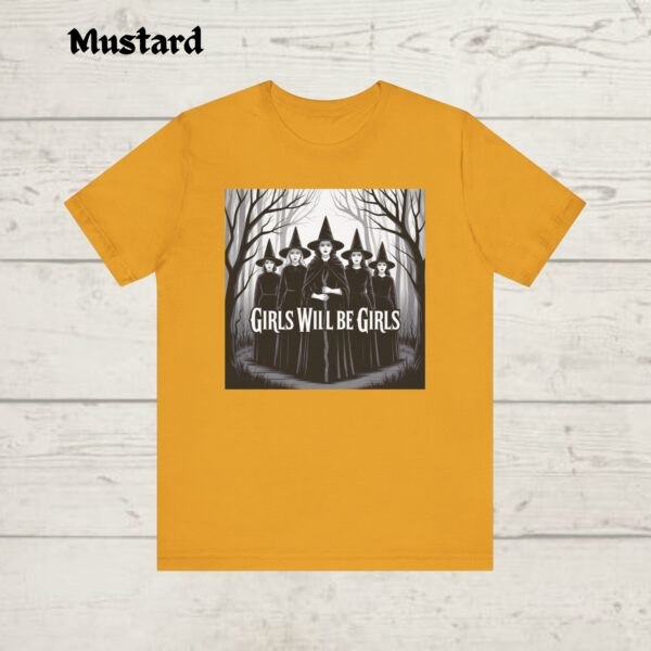 Girls Will Be Girls Witch tshirt, Funny Witch tshirt, Halloween Women Shirt, Witchy Vibes - Image 6