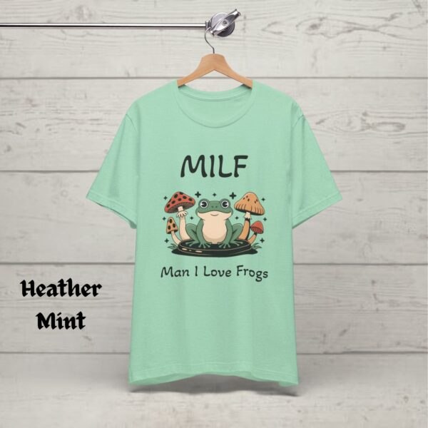 Funny MILF Froggy Tee, Retro Frog Tshirt, Cottagecore Froggy Tee, Toad Shirt, Frog Lover shirt, Mom Shirt Gift - Image 7