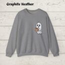 Cute Spooky Coffee Sweatshirt, Womens Ghost Sweatshirt, Spooky Season, Fall Coffee Lover Shirt, Halloween Party Shirt