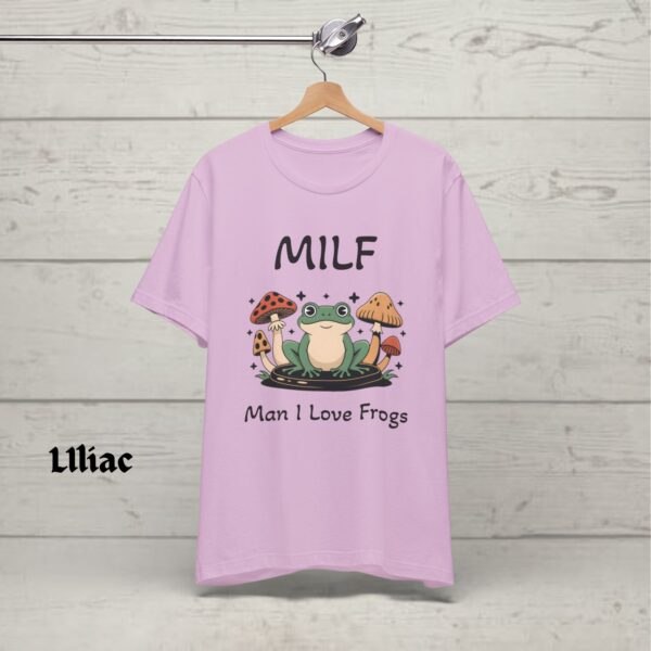 Funny MILF Froggy Tee, Retro Frog Tshirt, Cottagecore Froggy Tee, Toad Shirt, Frog Lover shirt, Mom Shirt Gift - Image 6