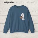 Cute Spooky Coffee Sweatshirt, Womens Ghost Sweatshirt, Spooky Season, Fall Coffee Lover Shirt, Halloween Party Shirt