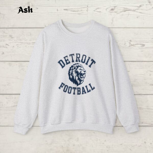 Detroit Football Sweatshirt, Vintage Detroit Crewneck Sweatshirt/ Shirt, Lions Gear, Detroit Lions Hoodie, Detroit Game Day Sweatshirt - Image 6