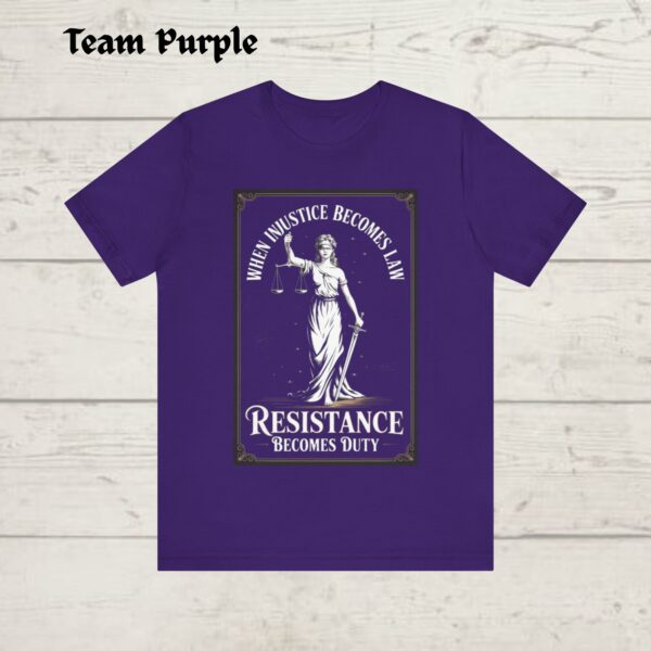 When Injustice Becomes Law Resistance Becomes Duty Shirt, Feminist Resistance Shirt, Social Justice Tshirt, Feminist Shirt, Feminist Gift - Image 3
