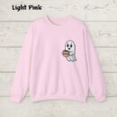 Cute Spooky Coffee Sweatshirt, Womens Ghost Sweatshirt, Spooky Season, Fall Coffee Lover Shirt, Halloween Party Shirt