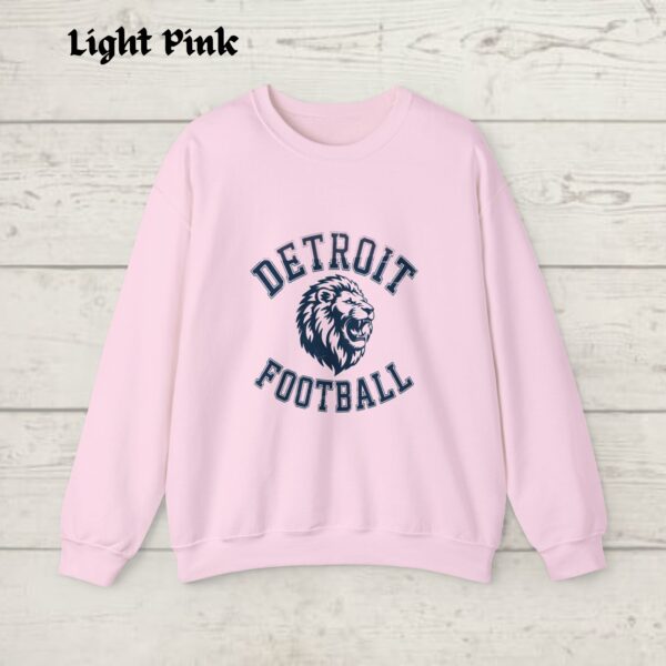 Detroit Football Sweatshirt, Vintage Detroit Crewneck Sweatshirt/ Shirt, Lions Gear, Detroit Lions Hoodie, Detroit Game Day Sweatshirt - Image 5