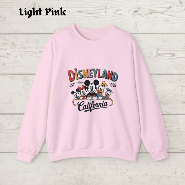 Disneyland Est. 1955 Sweatshirt, Disneyland Sweatshirt, Disneyland California Sweatshirt, Mickey And Friends Sweatshirt, Disney Trip Sweater - Image 4