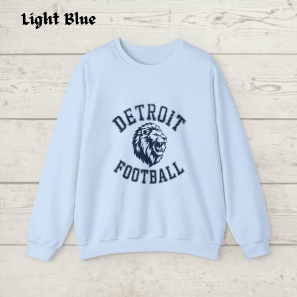 Detroit Football Sweatshirt, Vintage Detroit Crewneck Sweatshirt/ Shirt, Lions Gear, Detroit Lions Hoodie, Detroit Game Day Sweatshirt - Image 4