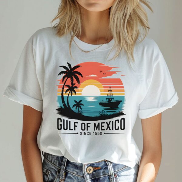 Gulf of Mexico Shirt Gulf Coast Shirt Texas Alabama Mississippi Florida Beach Crewneck Mexico Gift for Mexico Lover Gulf of Mexico Gift Tee