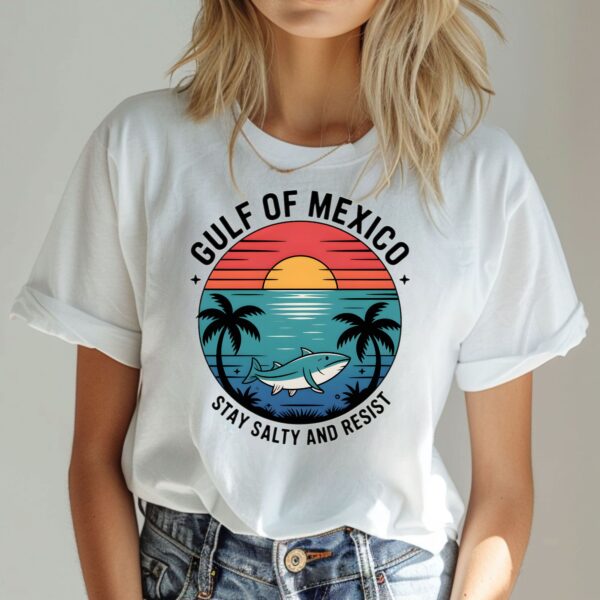 Gulf of Mexico Stay Salty Resistance Shirt, Resist Shirt, Anti Trump Shirt, Democrat Shirt, Democrat Gift Shirt