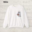 Cute Spooky Coffee Sweatshirt, Womens Ghost Sweatshirt, Spooky Season, Fall Coffee Lover Shirt, Halloween Party Shirt