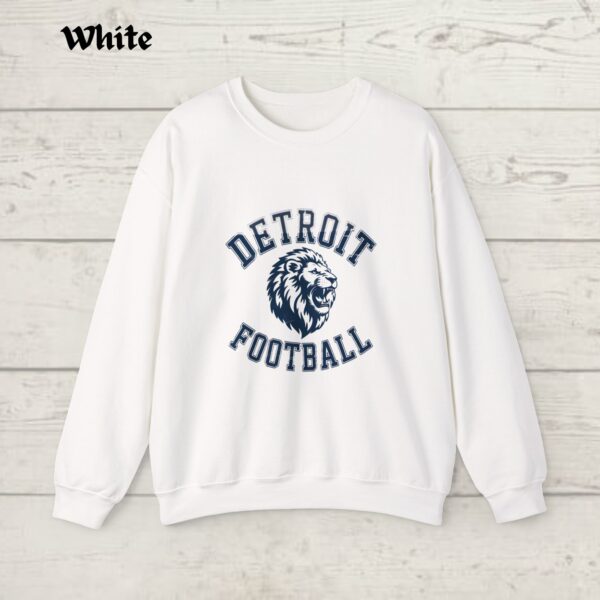 Detroit Football Sweatshirt, Vintage Detroit Crewneck Sweatshirt/ Shirt, Lions Gear, Detroit Lions Hoodie, Detroit Game Day Sweatshirt - Image 3