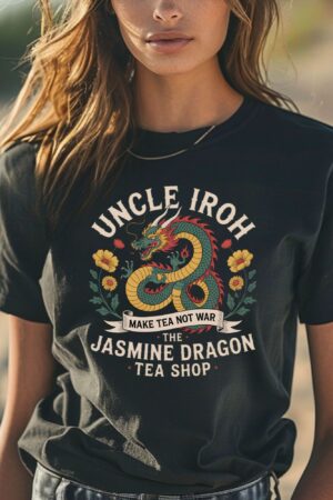Avatar The Last Airbender Bella Canvas Shirt, Jasmine Dragon Tea House Shirt, Uncle Iroh Shirt