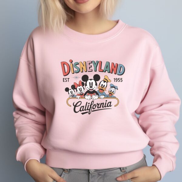 Disneyland Est. 1955 Sweatshirt, Disneyland Sweatshirt, Disneyland California Sweatshirt, Mickey And Friends Sweatshirt, Disney Trip Sweater